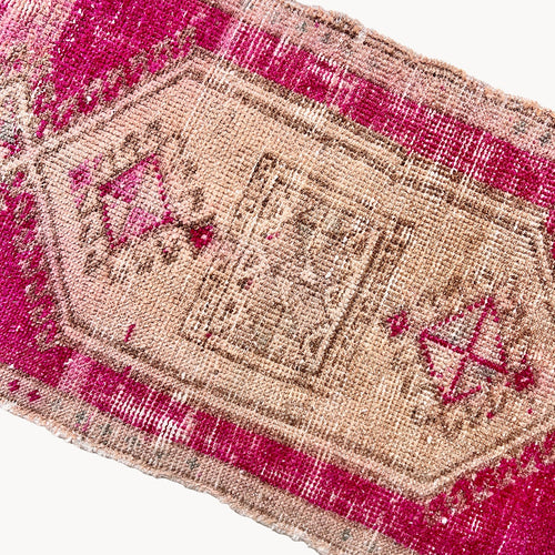 Asati Vintage Turkish Mini Rug | 1'8" x 3'