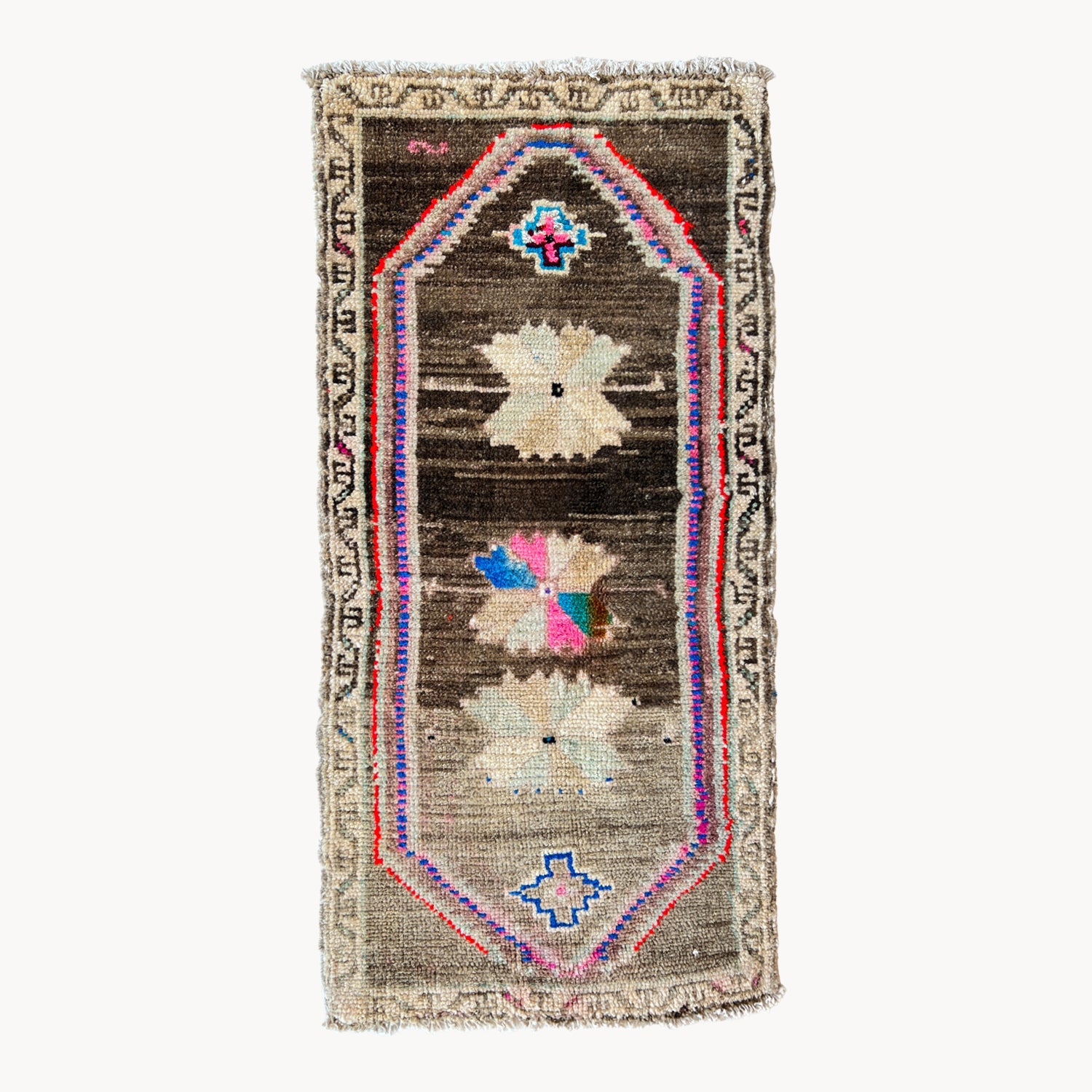Toronto Vintage Turkish Mini Rug | 1'6" x 3'